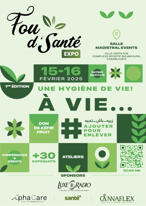 KV 2 copy scaled - FOU D’SANTÉ EXPO 2025 : L’ÉVÉNEMENT INCONTOURNABLE  DE LA MICRONUTRITION ET L’HYGIÈNE DE VIE