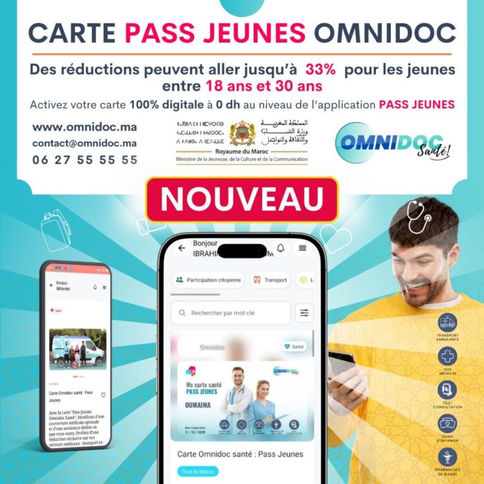48b51bd1 5af0 474c 9409 861c1b3a5242 scaled - Accès aux soins, Omnidoc Santé s’allie au ministère de la Jeunesse pour les jeunes Marocains