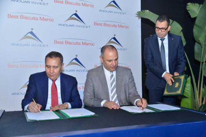 Best Biscuits Maroc inaugure lextension de son usine et signe une nouvelle convention dinvestissement avec le Ministere de lIndustrie et du Commerce 1 scaled - Best Biscuits Maroc muscle son outil industriel et s’engage pour la souveraineté alimentaire