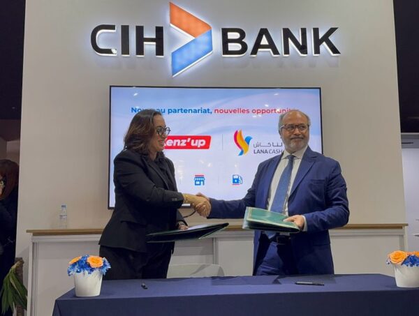 CIH Bank et Kenzup 600x453 - GITEX Africa: CIH Bank et Kenz’up s’allient pour renforcer le paiement digital au Maroc
