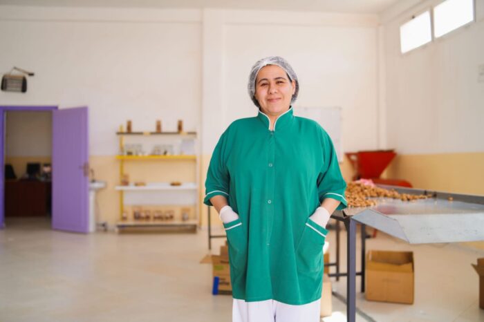 Fatima Essahbani – Presidente de la Cooperative Taytmatine Beni Mellal 1 scaled - Agriculture raisonnée : Marjane Group fait le point sur FILIÈRE M et les Alliances Productives, en partenariat avec l’ADA