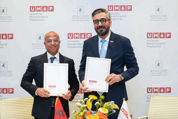 Africorp Consortium um6p scaled - Accord stratégique entre Africorp Consortium et l’UM6P pour propulser l’innovation au Maroc et en Afrique
