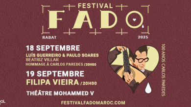 Le Fado Festival revient à Rabat pour sa 8ᵉ édition marocaine Visuel Fado.Festival 2025 390x220 - Le Fado Festival revient à Rabat pour sa 8ᵉ édition marocaine
