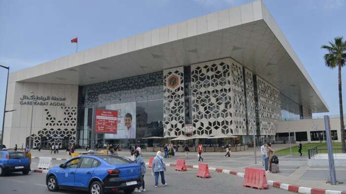 La nouvelle gare de Rabat Agdal.