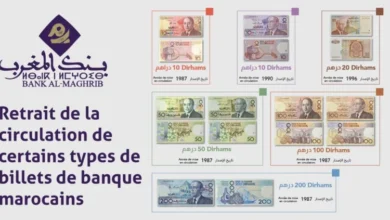 billets de banque retires 390x220 - BAM : Retrait de la circulation de certains types de billets de banque marocains