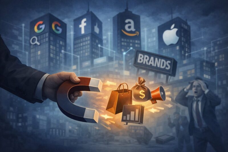 ChatGPT Image 4 mars 2026 11 31 56 - Marketing digital : quand les Big Tech dépossèdent les marques de leur capital marketing!