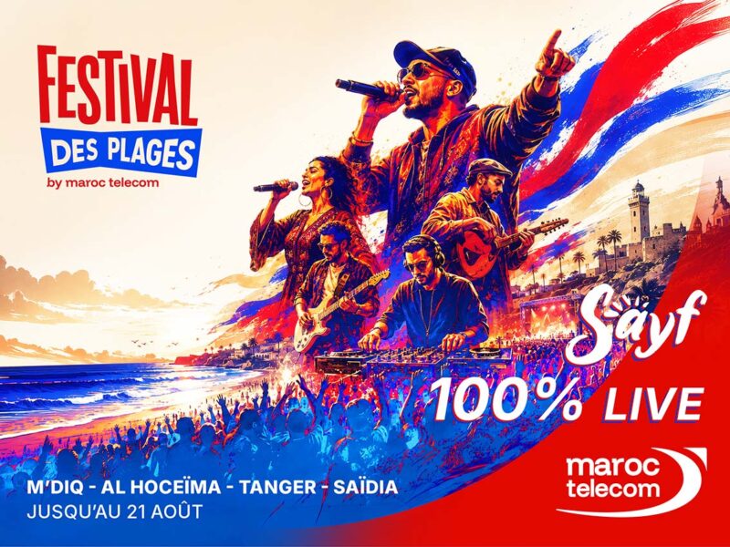 Maroc Telecom programme 60 concerts gratuits dans quatre villes du 20 juillet au 21 août